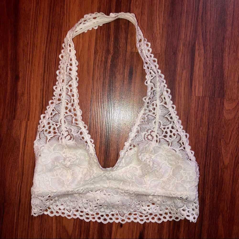 aerie white bralette